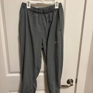 Nike Men's Gray Athletic Pants Dri Fit Woven